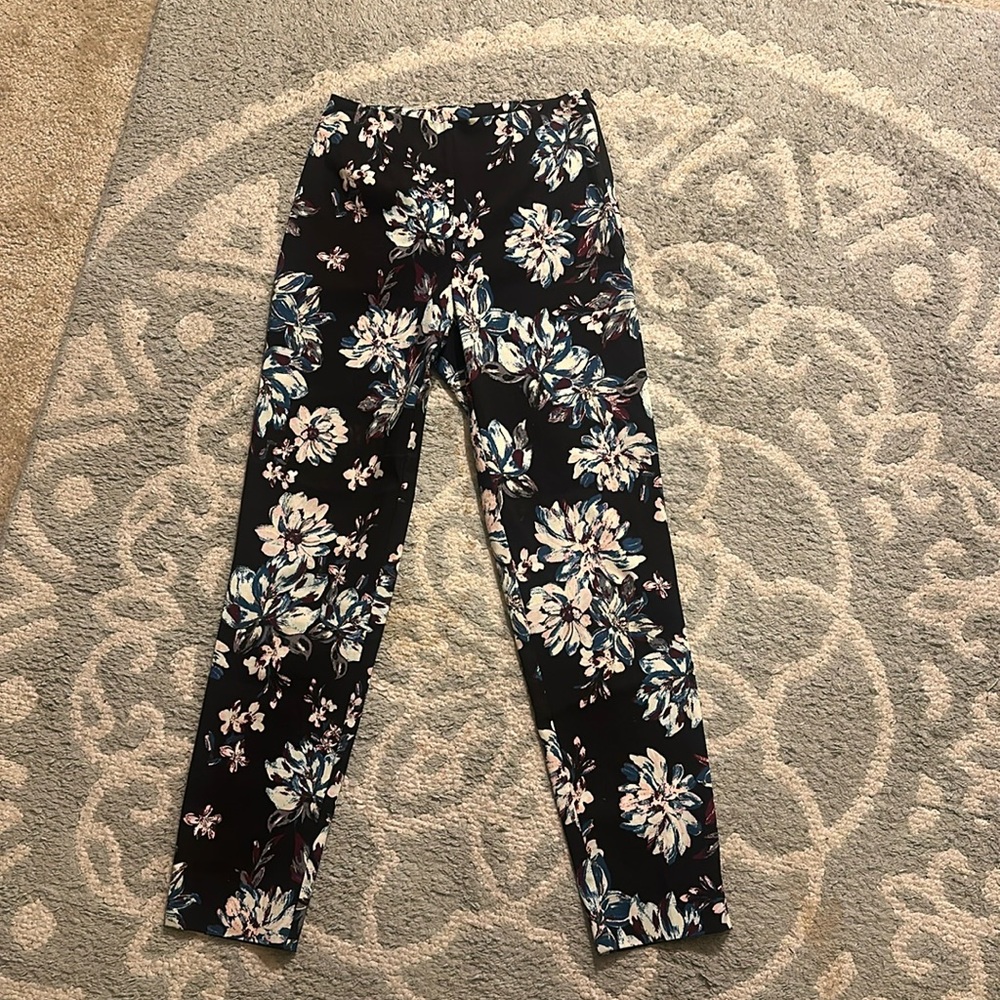 Floral trousers